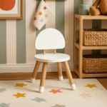 Silla Hongo Blanca - Diseño Encantador y Resistencia